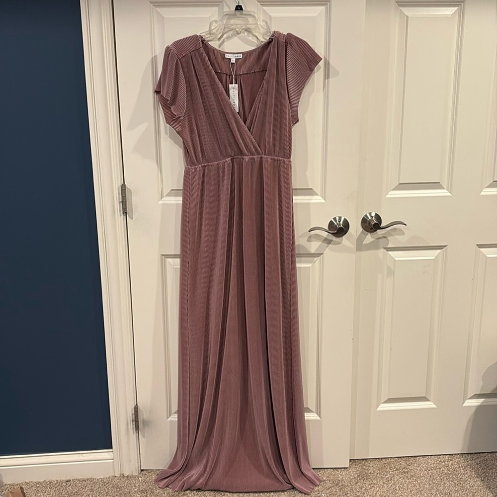 Large mauve long dress by Balticborn - NWT